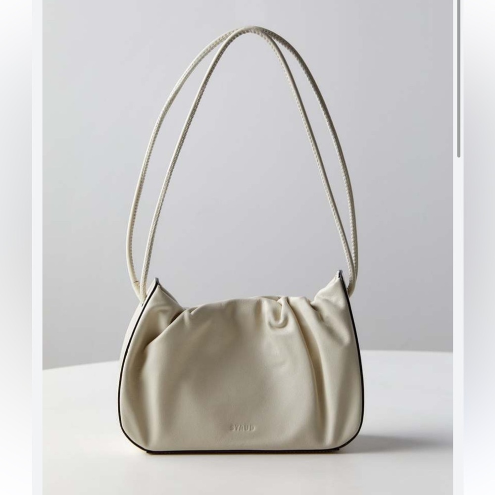 Staud Kiki Shoulder Bag in Cream